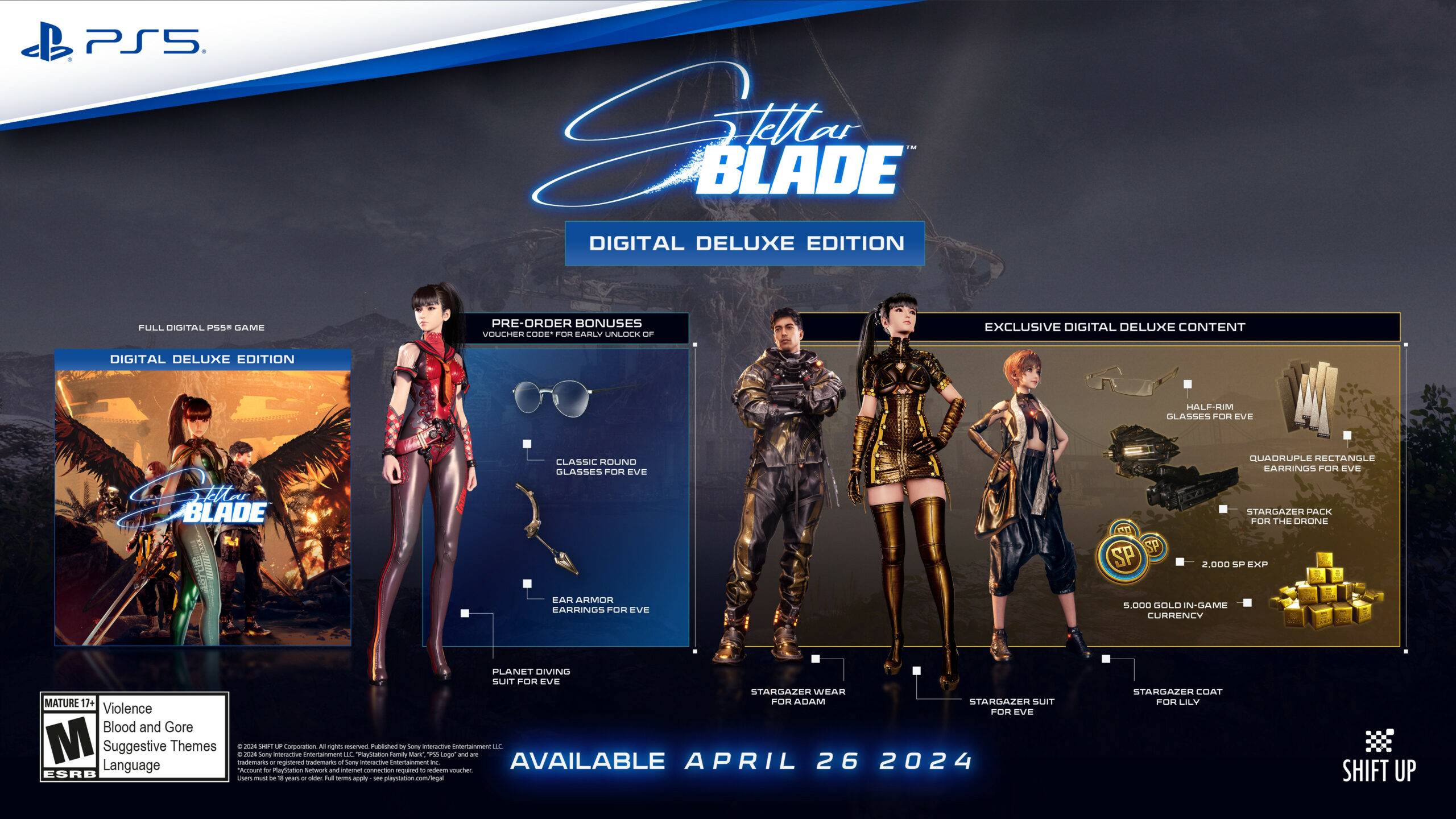 PS5独占游戏《Stellar Blade》4月正式推出，更多游戏内容和玩法揭露