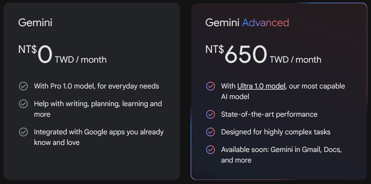 Gemini 怎么念？ 谷歌宣布Bard改名为Gemini付费版本Advanced订阅月费出炉，能用