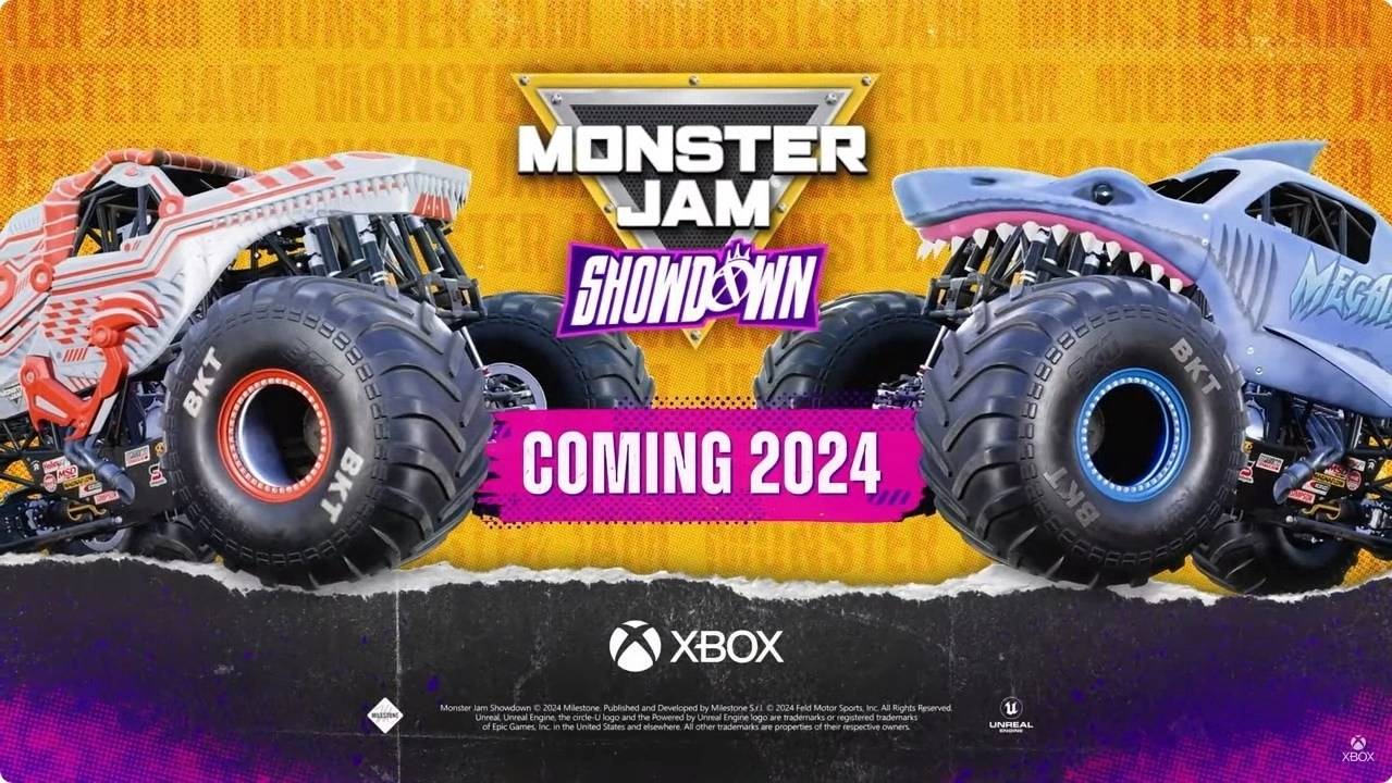 越野竞速《Monster Jam Showdown》公开！ 2024年内全平台即将推出