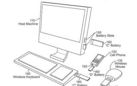 Apple 申请可拆式电池专利 电话、鼠标、键盘香口胶电池或可插 iMac 充电