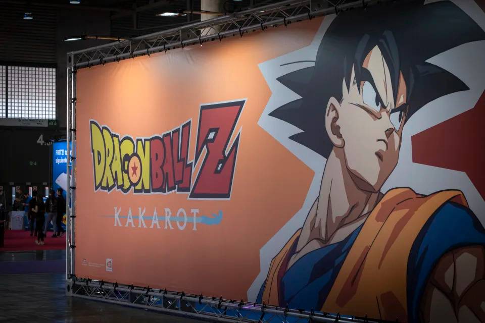 BARCELONA, SPAIN - 2019/11/29: Akira Toriyama Dragon Ball Z logo and graphic portrait during the festival.
The NiceOne Barcelona Gaming & Digital Experiences Festival dedicated to the video game industry and virtual reality takes place at the Gran Vía fairgrounds from Nov 28 to Dec 1, 2019. (Photo by Paco Freire/SOPA Images/LightRocket via Getty Images)