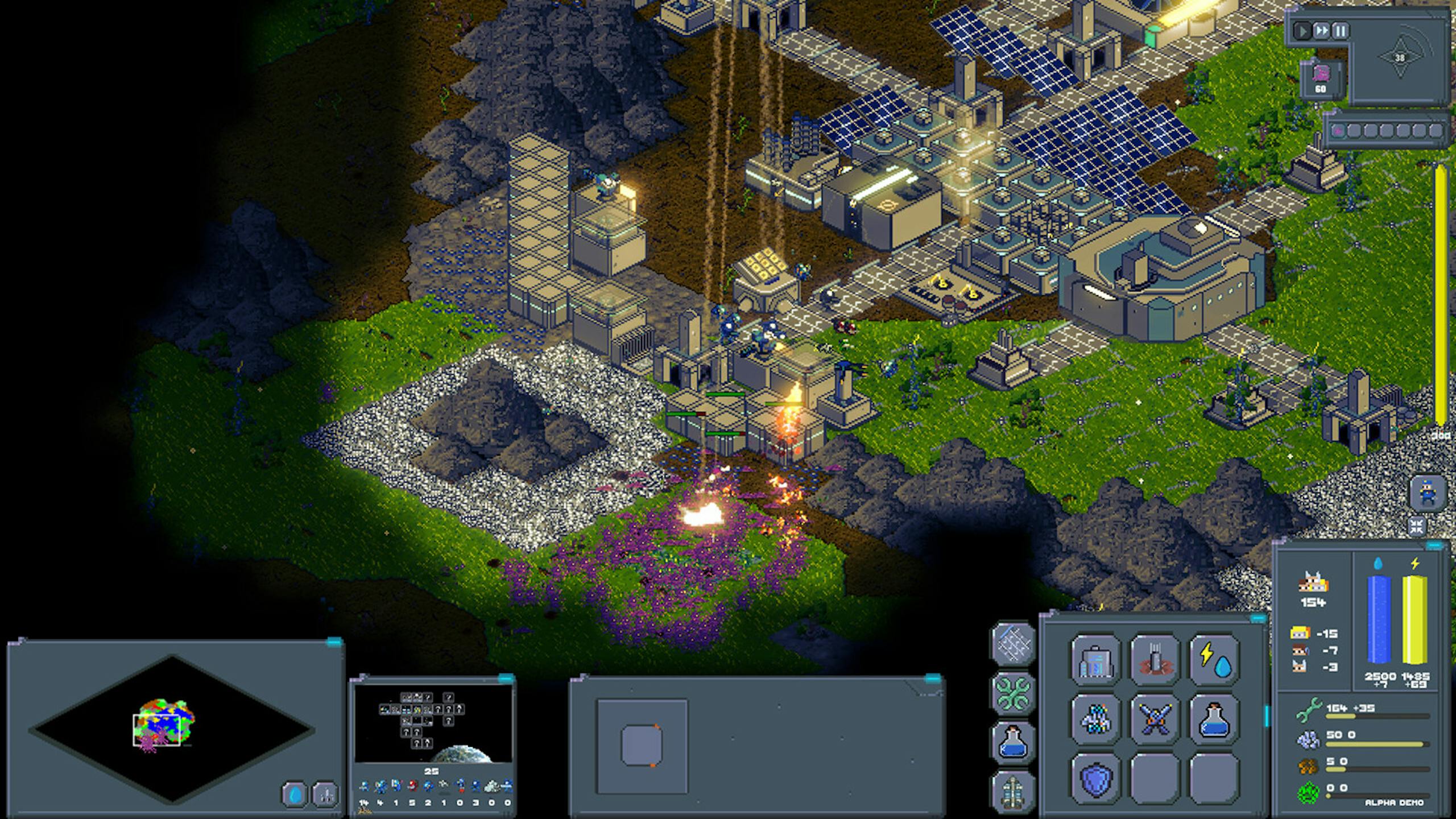 Steam基地建设游戏From Glory To Goo 在外星球上建造殖民地、对抗怪物