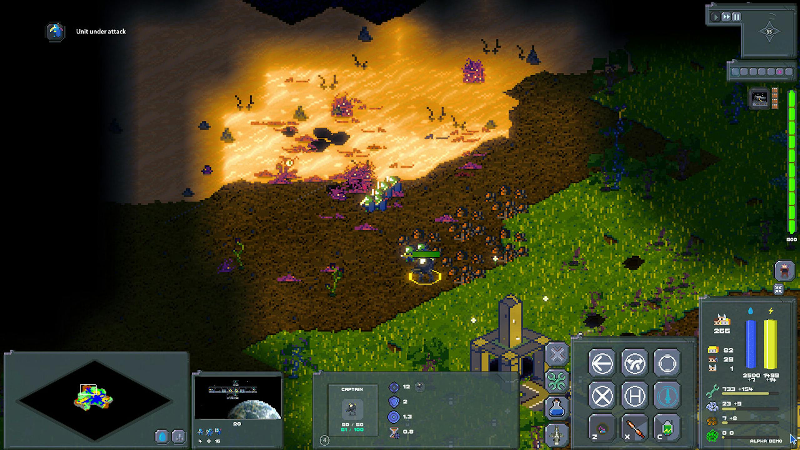 Steam基地建设游戏From Glory To Goo 在外星球上建造殖民地、对抗怪物