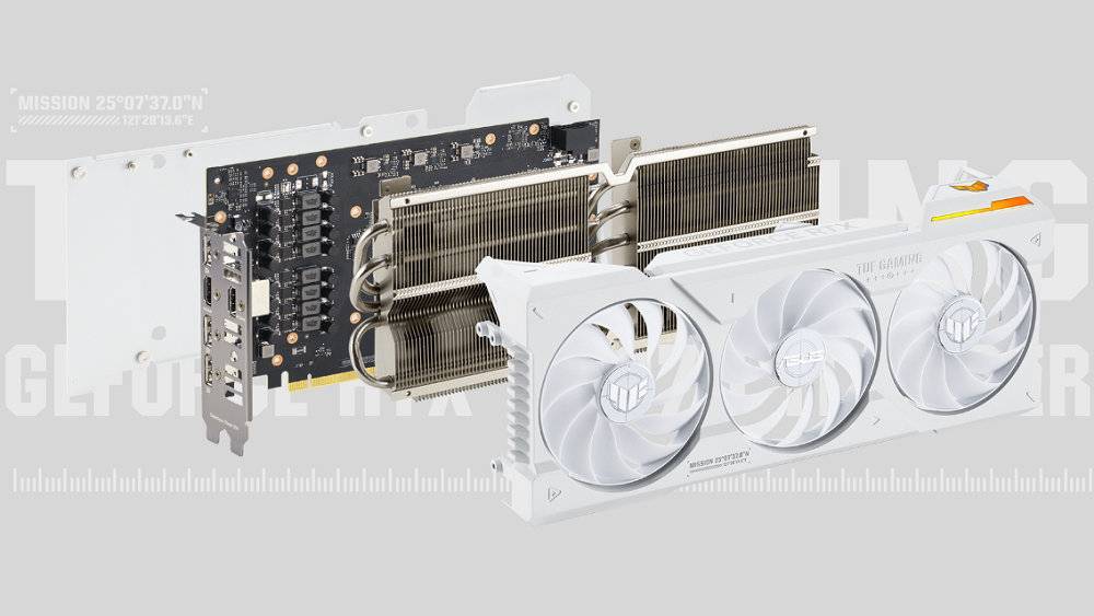 极致化背插式设计，ASUS TUF Gaming GeForce RTX 4070 Ti Super BTF White OC Edition 实测