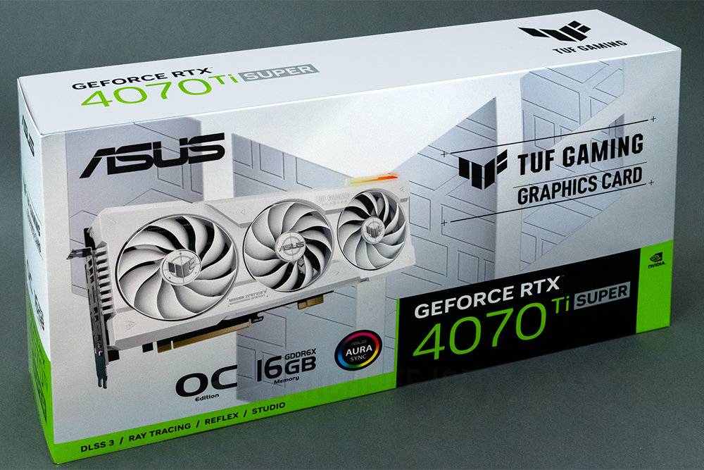 极致化背插式设计，ASUS TUF Gaming GeForce RTX 4070 Ti Super BTF White OC Edition 实测
