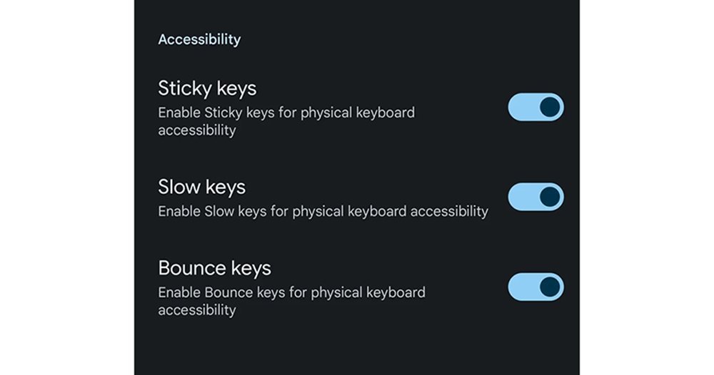 更进阶实体键盘支持，Android 15 预览版新增更友善的键盘相关设置 - 