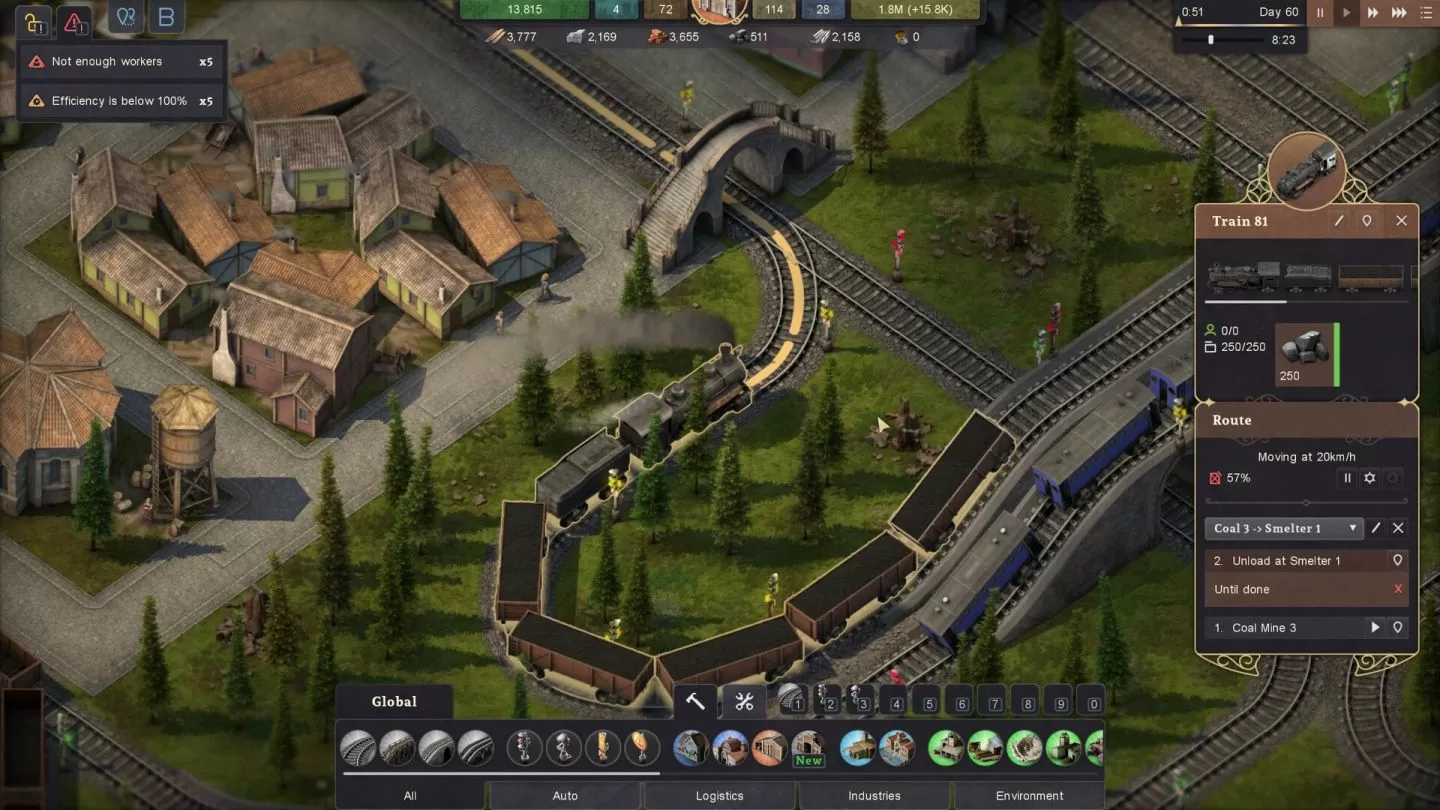 Steam 好评铁路都市模拟游戏《Sweet Transit》正式版 4/22 上线