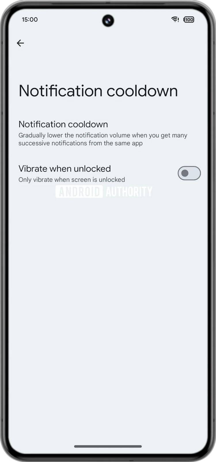 Android 15 新功能，锁屏时续通知推送会降低音量及停止振动