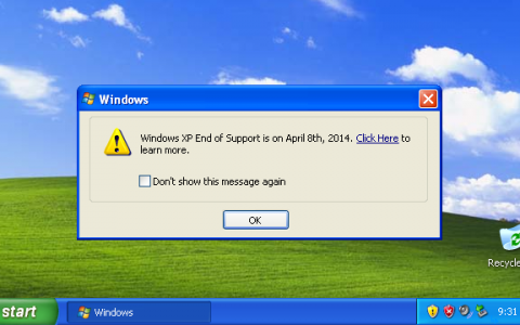 固执如Microsoft？十年终止支持仍频繁提醒Windows XP用户升级