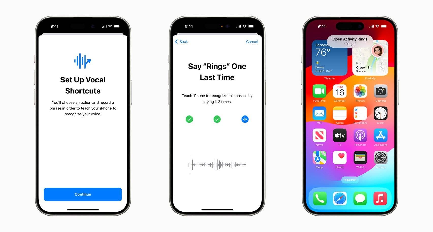 Apple 公布大量新功能一文看完，眼动追踪、音乐触觉、语音捷径等超过10个功能
