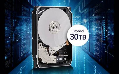 东芝成功打造超过30TB的大容量硬盘，预计2025年样品出货