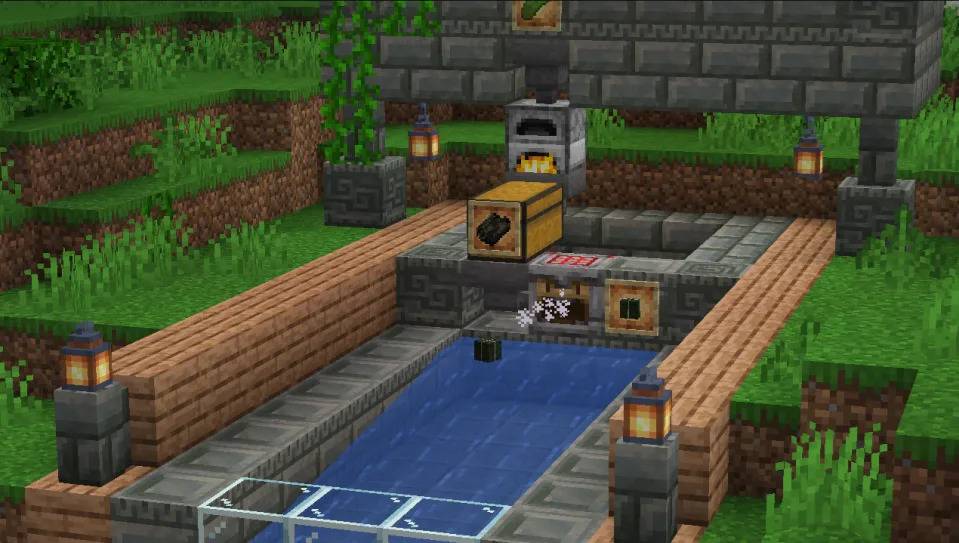 《Minecraft》新的自动工作台合成海带干块自动农场（图源：Minecraft）