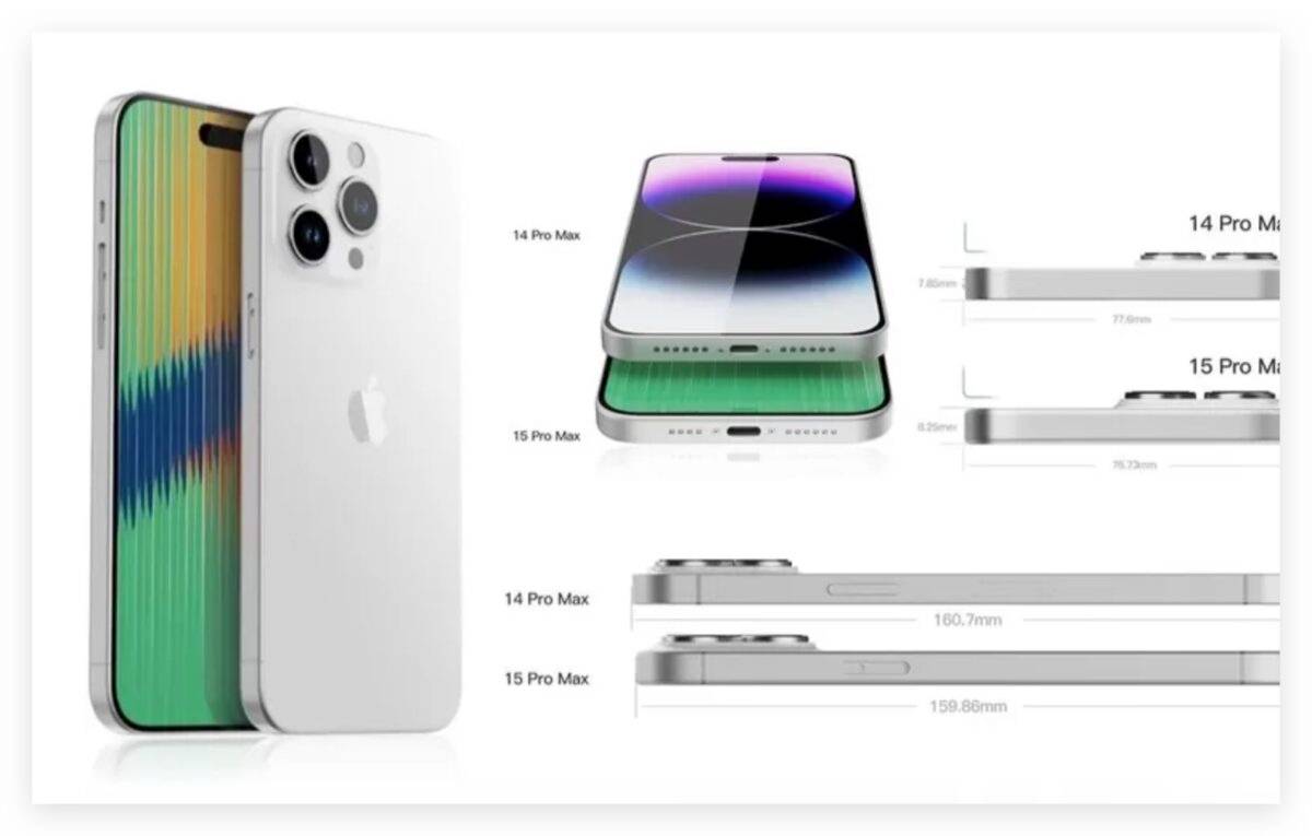 iPhone 15 Pro 边框 CAD规格 外流 爆料