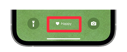 iPhone 锁定画面底部文字表情符号图桉设置教程，加入爱心、笑脸或颜文字