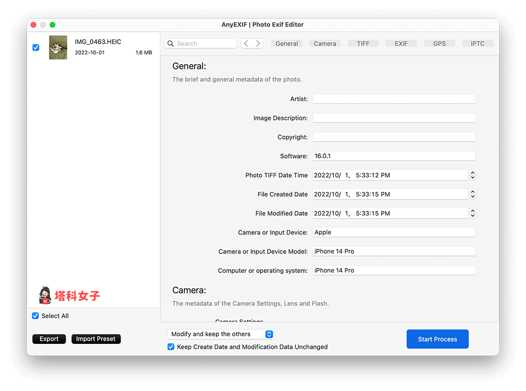 Mac exif 查询方法，4 个方法查看或编辑照片详细属性资讯