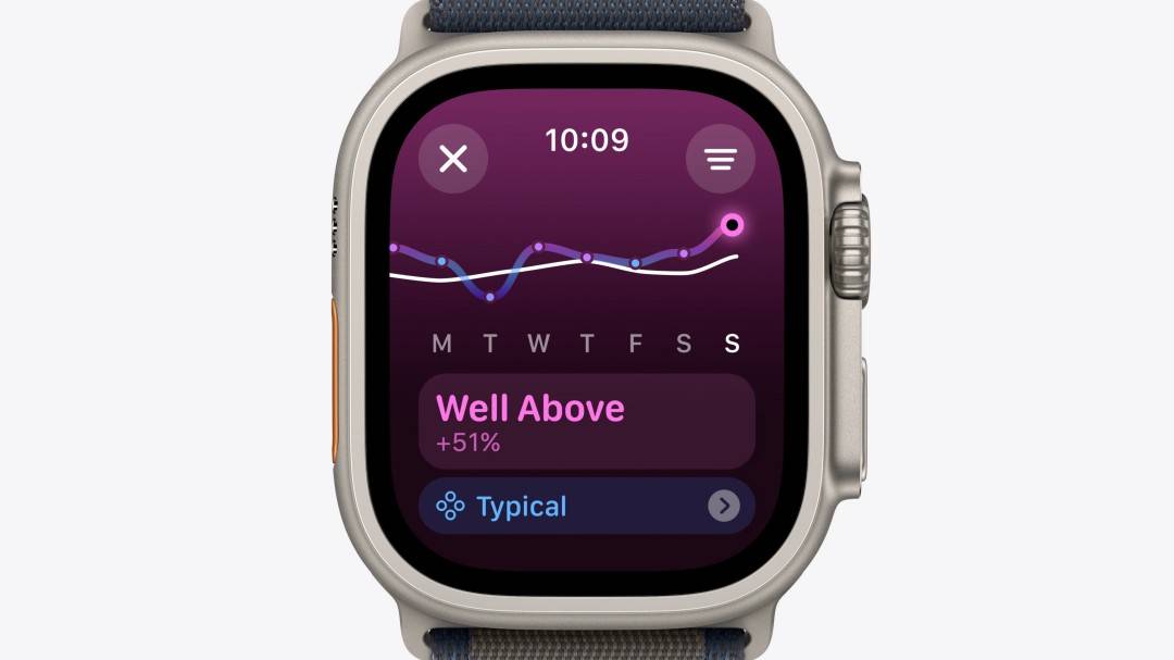 watchOS 11 还新增了 Vitals App