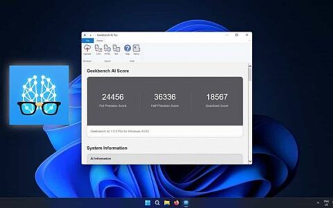 对应 5 大系统平台 Geekbench AI 跑分测试推出