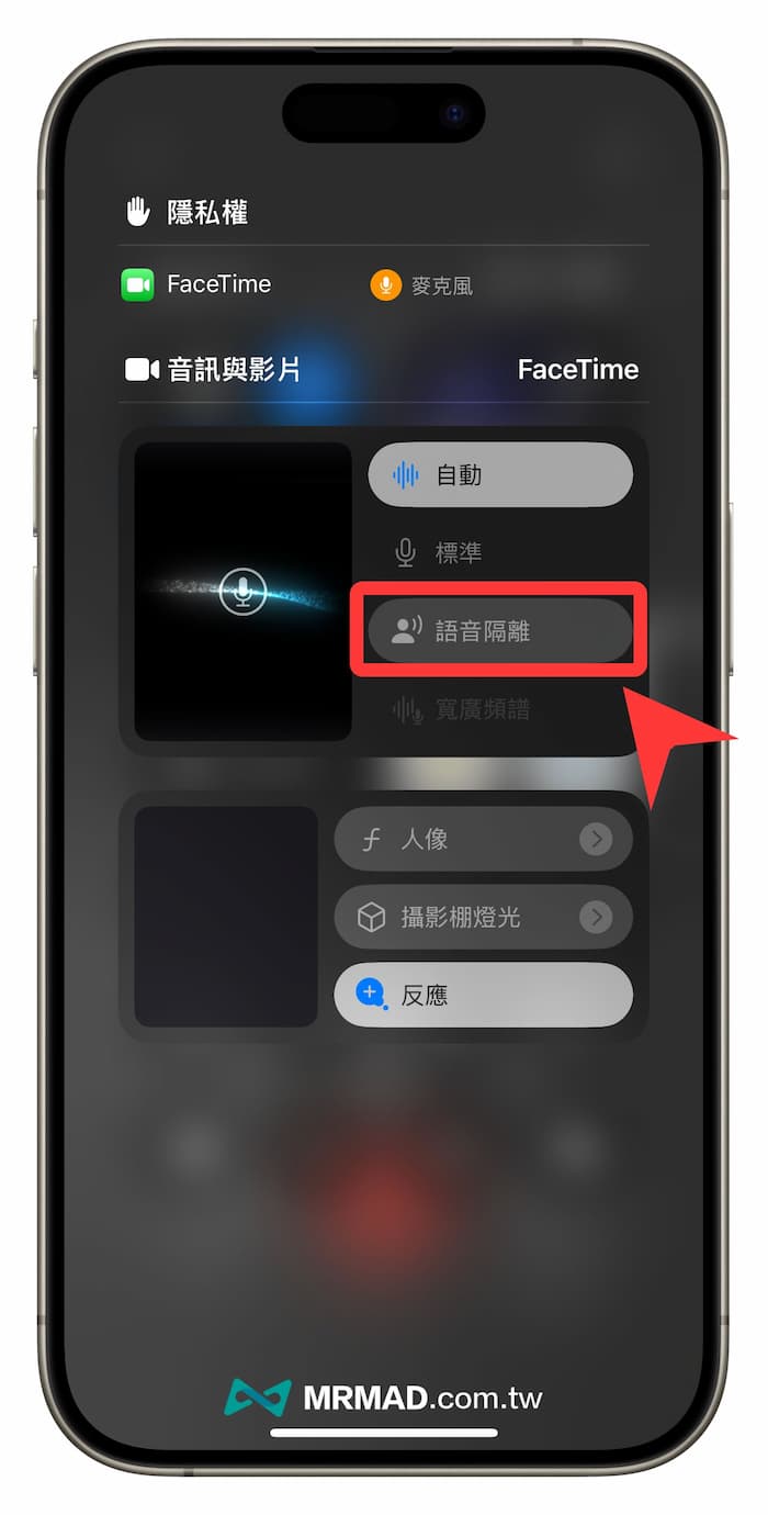 如何设置iOS 18语音隔离功能2