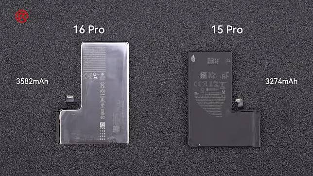 iPhone 16 Pro 拆解影片 揭开电池秘密